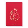 Nitoms STALOGY 365 Days Notebook, B6, Grid, Moomin, Red, SS0091