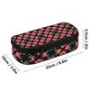 Pencil Case Smooth Zipper High Capacity Wear Resistant Polyester with Main Compartment Mesh Pocket and Pen Slots for Boys Girls