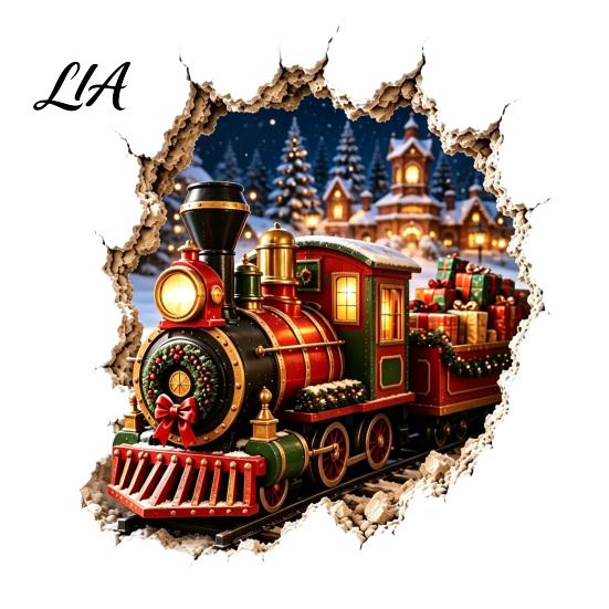 Festive Home Decoration Christmas Break-In 3D Wall Decal, Santa Claus/Deer/Snowman/Elf/Dog/Nutcracker/Gingerbread Man Patterns Window Glass