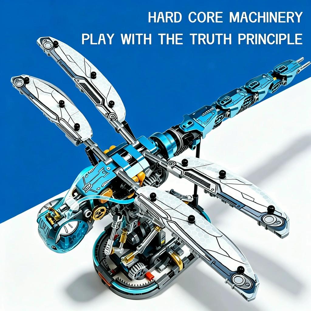 Brand new High-Quality Moc High-Quality Creative High-Quality Dragonfly High-Quality Mechanical High-Quality Linkage Construction set High-Quality