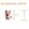 2D Acrylic Cute Kitten Phone Dust Plug, Phone Decoration Small Pendant Cute Dust Plug, Phone Decoration