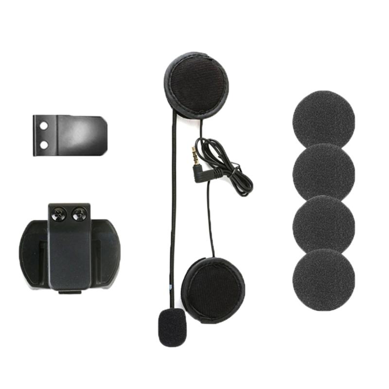 

Universal Helmets Sound Kit With Noise Reduction Waterproof Motorcycle Intercom Accessories Easy to Use for V4 1