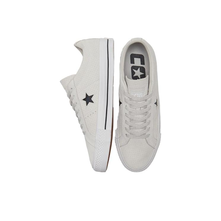 Converse One Star Pro Minimalistisch Comfortabel Slipbestendig Duurzaam Lage Top Skate Schoenen Unisex Sneakers Off-White 170072C