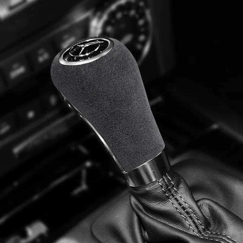 For Mercedes-Benz W169 W203 W204 W211 W212 W461 W463 GLS X166 GLK X164 2009-2011 Alcantara Gear Shift Knob Cover/Shift Boot.