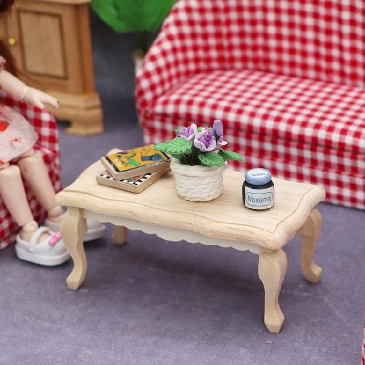 1:12 Dollhouses Miniature Table Coffee Mini Dollhouses Furniture Dollhouses DecorationsAccessories Educational Toy