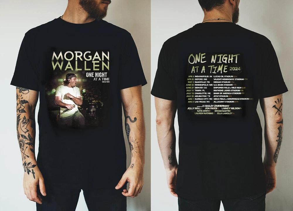 Morgan Wallen One Night at a Time World Tour 2024 TShirt Hoodie Sweatshirt S