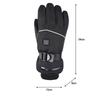 Rechargeable Heated Gloves Heating Adjustable 3 Heat Level Waterproof Touchscreens For Extreme Cold