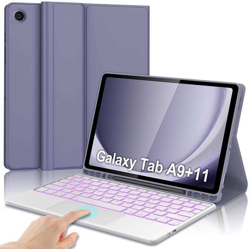 Samsung A9+ Bluetooth Keyboard Case with Backlit Keys & Pen Slot
