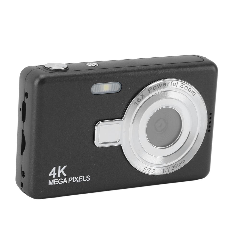 12MP 1080P Digital Camera 2.4in TFT Screen 16X Zoom Auto Focus Pocket Digital Camera for Student Vlog
