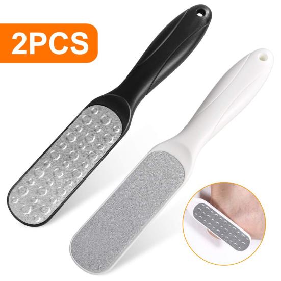 2Pcs Handheld Foot File Rasp Care Scrubber Exfoliating Remover Feet Dead Skin