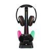 Gaming Accessory for Gamepad Controller Charging Dock Station with Headphone Holder Charging Stand Base