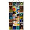 Colorful Acrylic Photobooth Frame with Hanging Chain Vertical Wall Gallery Photo Strips Frame For Wall Or Window Display