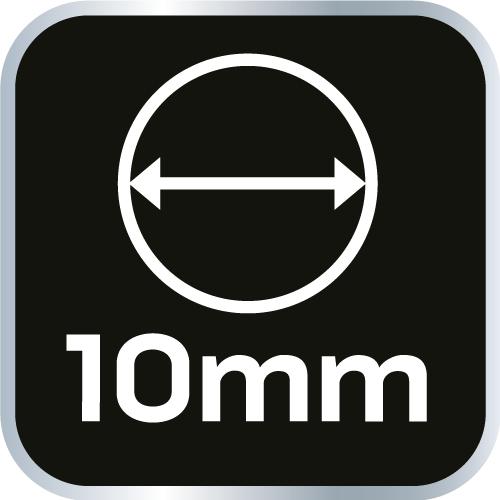 Pneumatic straight grinder, 1/4";1/8" - 6 mm/3 mm, 25,000 rpm