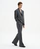 Trip Le Sens Custom 3B Crop Blazer_Grey