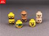 10 peças/lote Cabeça de Figura MOC Bricks Expressão Facial Dupla Bonecas Mini DIY Blocos de Construção Educativos Brinquedos para crianças presentes