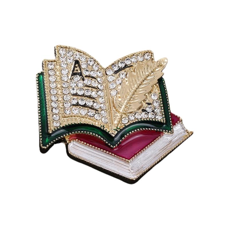 

Унікальна художня брошка-шпилька зі сплаву 3D Рука Книга Музична нота Брошка на груди Для модних аксесуарів та подарунків