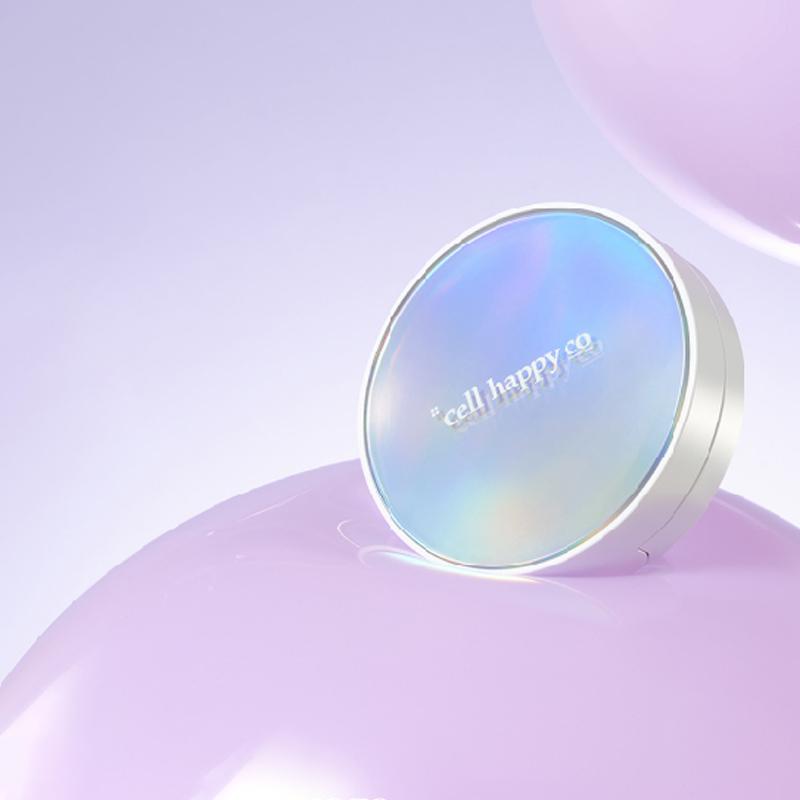 [CELL HAPPY CO] Vegan Collagen Cushion with Refill SPF 50+ PA+++ 15g*2EA