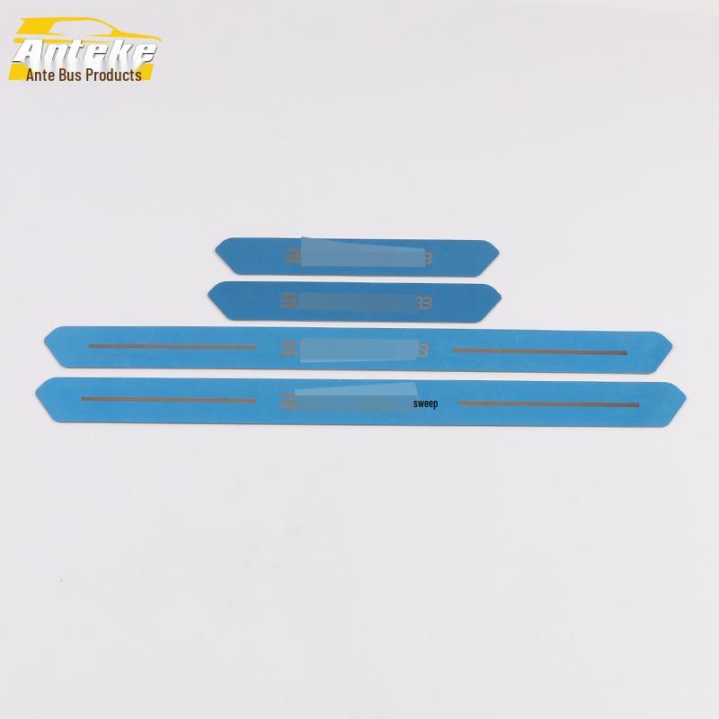 Fits 19 Bestune T33 models: Sill Strip Trim, Bumper Trunk Welcome Pedal, Decorative Bright Sticker.