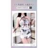 Internet Celebrity Clothing New Improved Printed Cheongsam Sex Underwear Backless Slim Slit Hip Skirt Chinese Style Nightdress