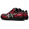 Asics Winjob CP306 Boa Leather Comfortable Low-Top Casual Shoes Unisex Shoes Black Red Silver 1273A029-003