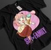 Spy X Family Shirt Anya Tshirt Loid Forger T-Shirt Yor Tee Bond Sylvia Anime Top