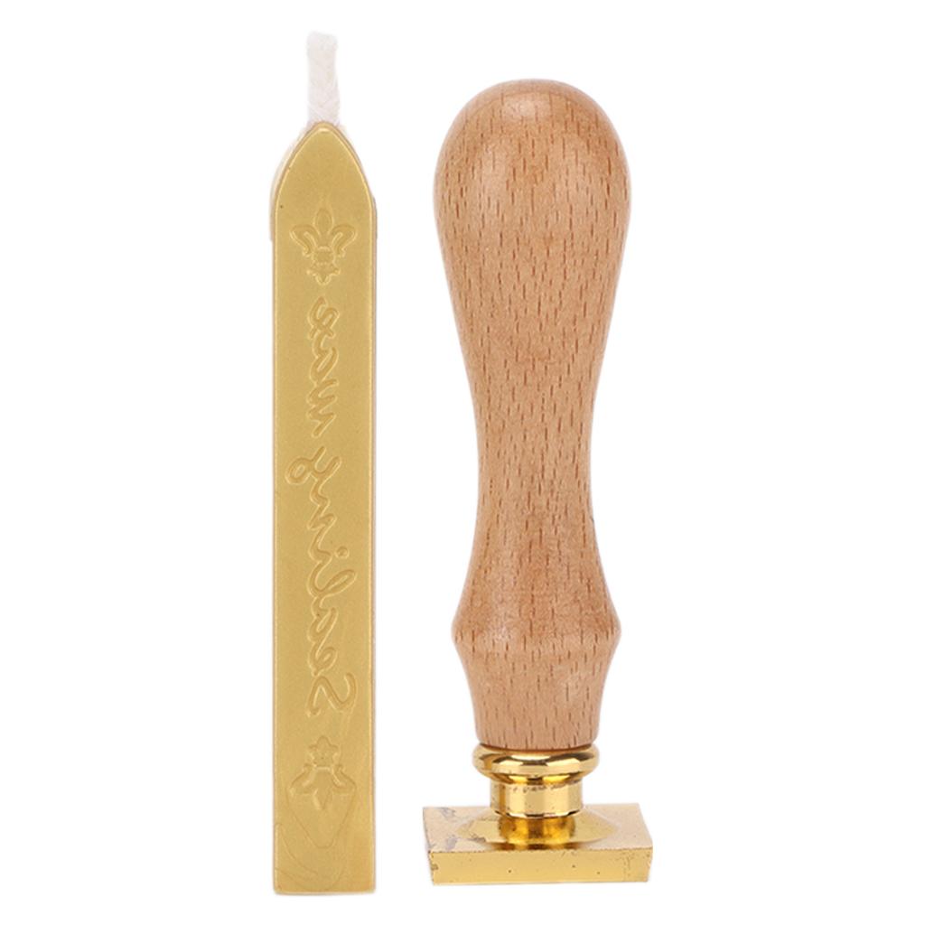 Wax Seal Exquisite Pattern Removable  Widely Application Wax Stamp Kit for Sealing Decoration