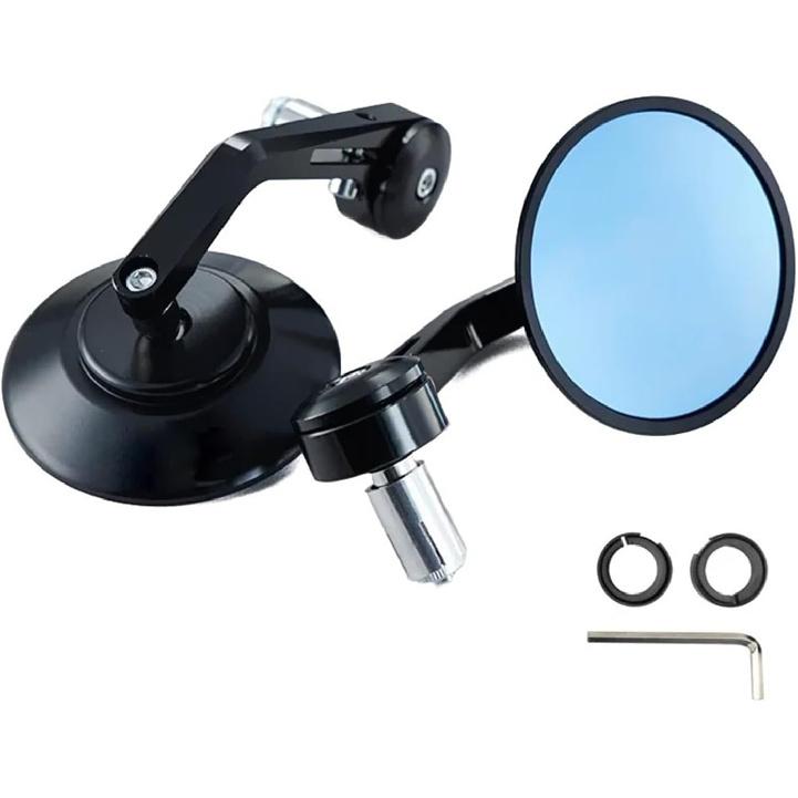 Motorcycle Rearview Mirrors for Royal for Enfield for Bullet for Meteor/for Classic 350 500 for Interceptor 650 Motorcycle Bar End Mirrors Retro