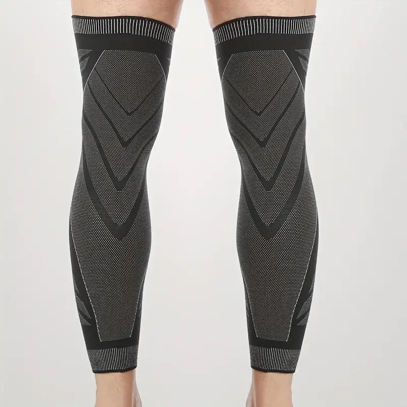 Sports Knee Pads, Pressure and Warmth, Knee Protective Cover, Silicone Non-slip Running, Cycling Sports, Men's and Women's Calves