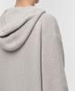 MUSINSA STANDARD Ribbed Knit Hooded Zip-Up [Dusty Cream]