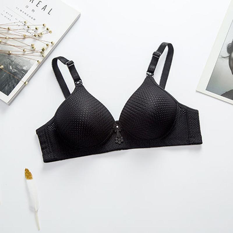 

Женский бюстгальтер, собранный без стального кольца, тонкий бюстгальтер, анти-провисание, красивая задняя часть, легкое и дышащее нижнее белье, женское 40/90BC