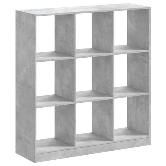 VidaXL Bibliothèque gris béton 102x32x108 cm bois d'ingénierie 3307840