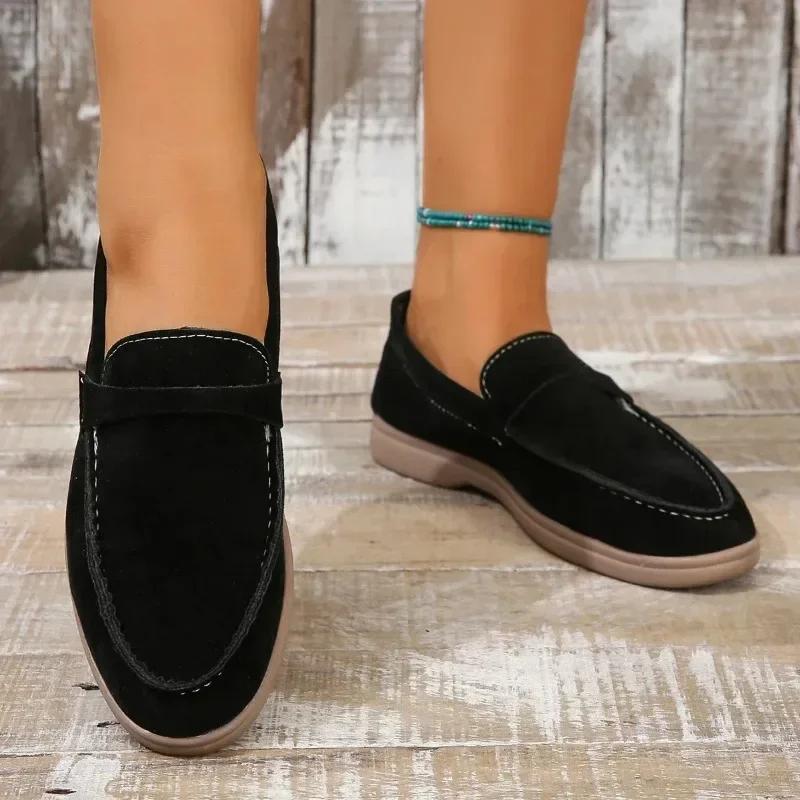Plus Size Spring Women's Low Top Sneakers New Slip On Flats Casual Shoes for Women Outdoor Light Walking Shoes Female Loafers