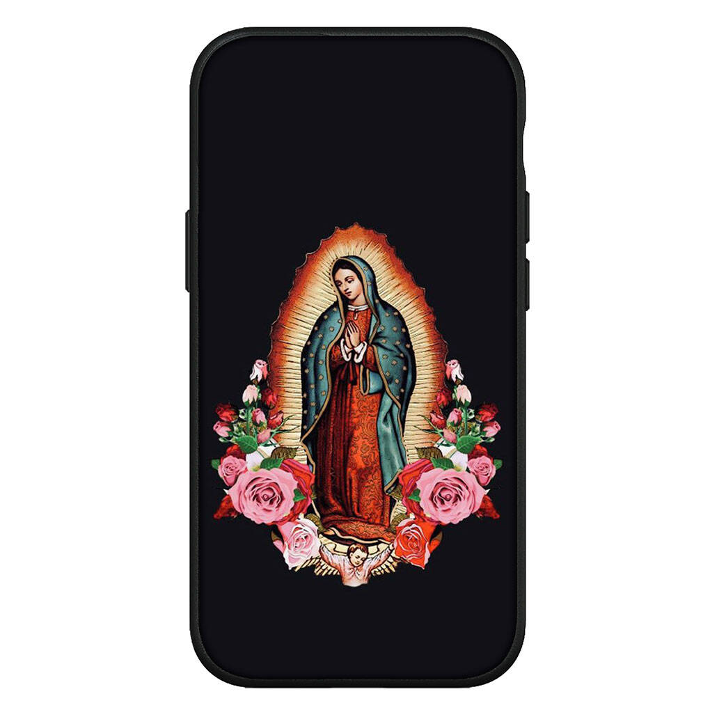 for Samsung Galaxy S25 S24 S23 S22 Ultra FE Plus A17 A37 A57 A56 A55 A06 A16 A15 A36 A26 A35 A05 A25 A54 A34 S9 Phone Case Virgen de Guadalupe Cover