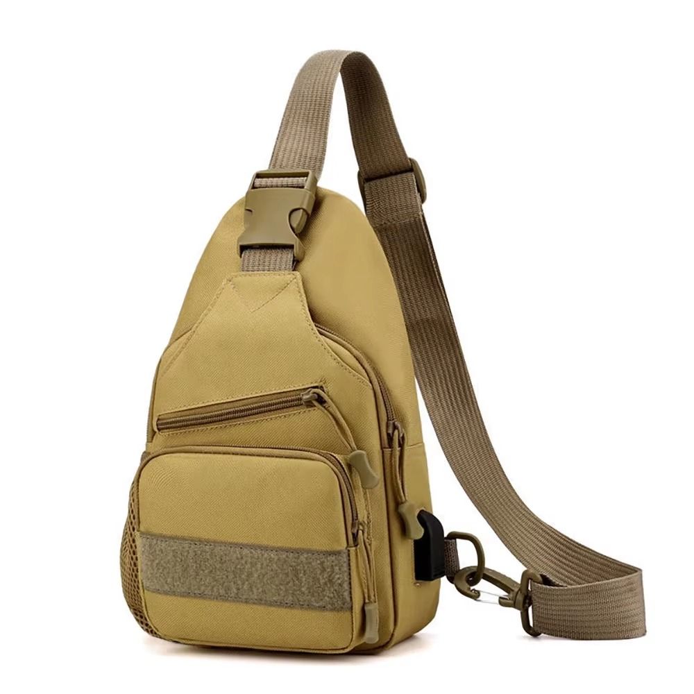 Small Chest Sling Bag Water Resistant Men's Crossbody Bag Durable Shoulder Backpack  Travel