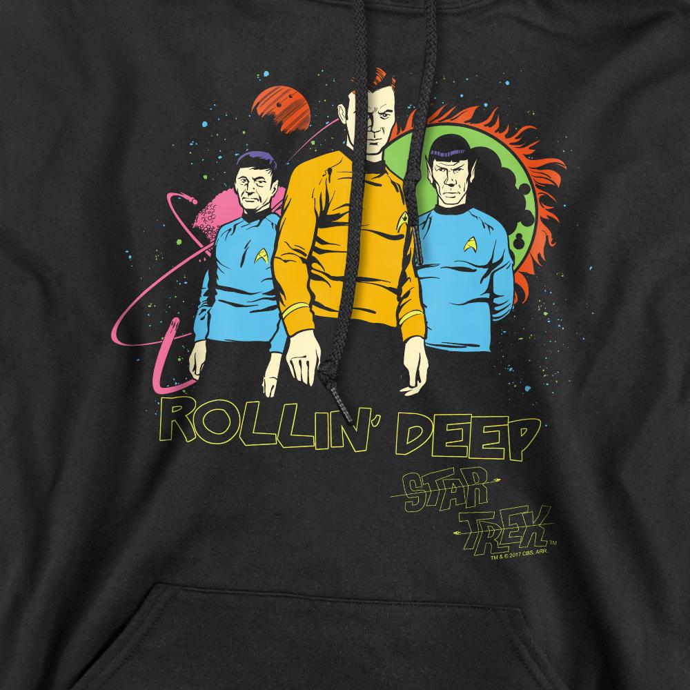 Star Trek Mens Rollin Deep Hoodie