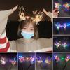 1PC Elk Pulp Antlers Glowing LED Light Party Prop Hair Band Hair Accessories Headwear Christmas Headband
