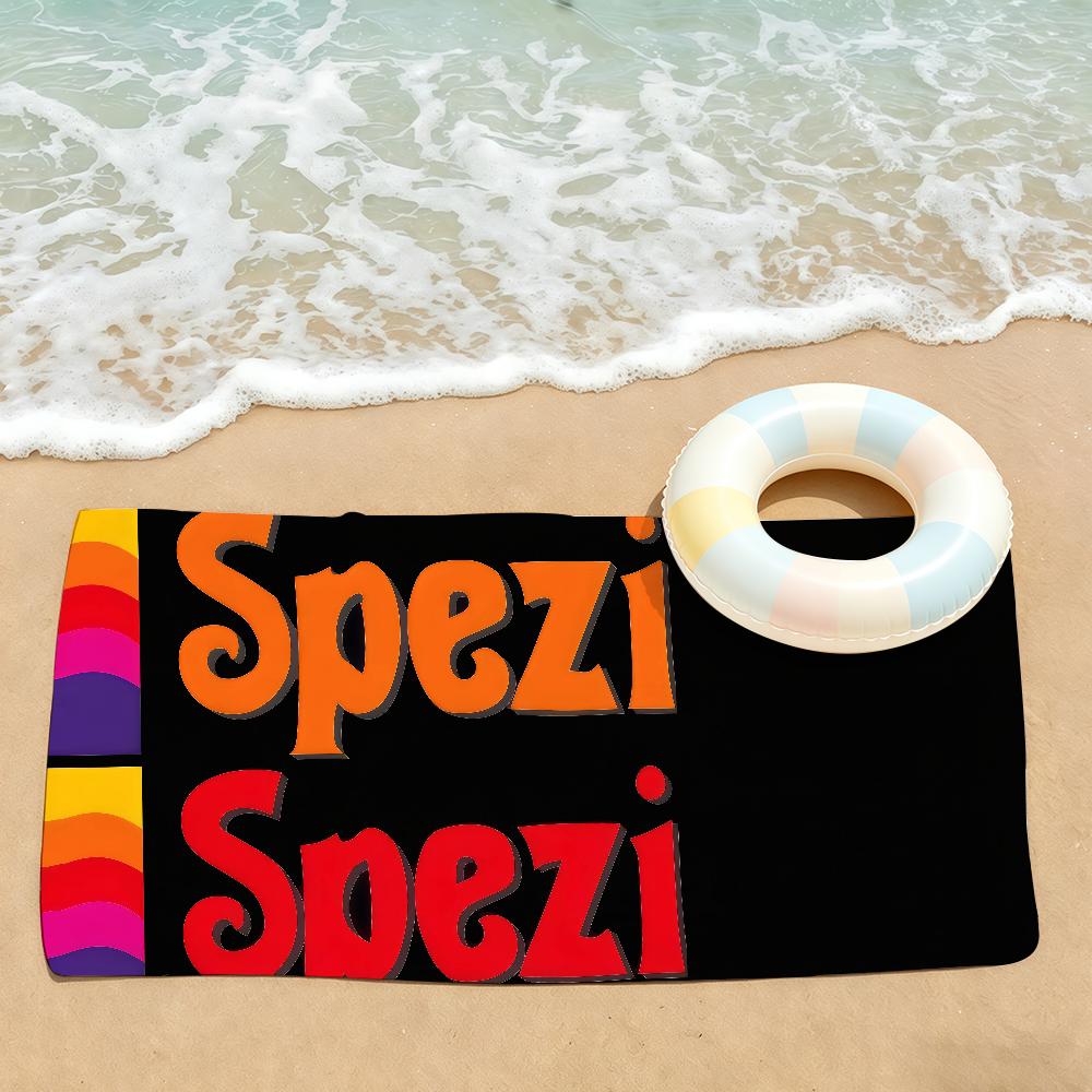 Print Paulaner S-Spezi Towel Drying Bath Towel Applicable To Light Swimming Camping Yoga Beach Out