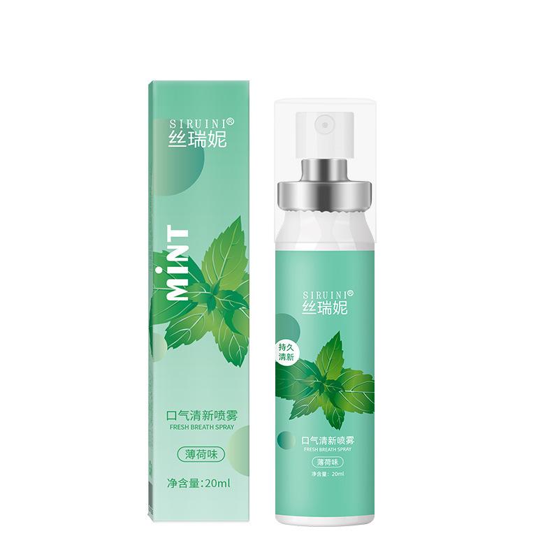 Mint Oral Freshening Spray, Fruit-Flavored Portable Spray, Freshens Breath, Christmas Gift