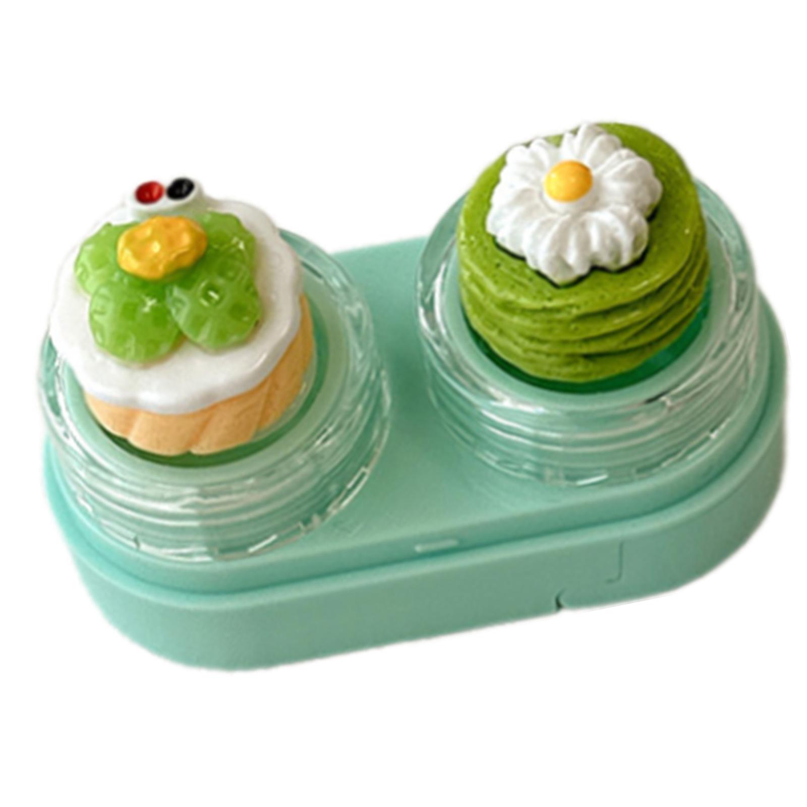 

Контейнер для контактных линз с прекрасной крышкой и пинцетом для эффективной обработки аксессуаров для хранения контактных линз 6