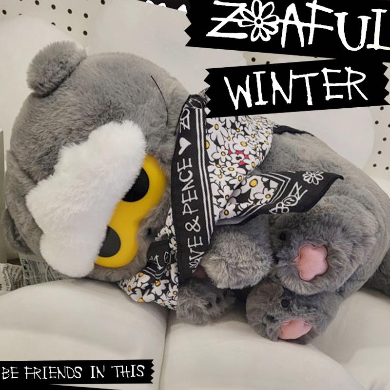 [G-DRAGON] ZOAful Winter POP-UP Oficiální zboží ZOA STŘEDNÍ PLYŠOVÁ HRAČKA