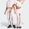 Adidas Logo Stripe Loose Wide Leg Knit Sports Pants Unisex Pants Pink IM4978