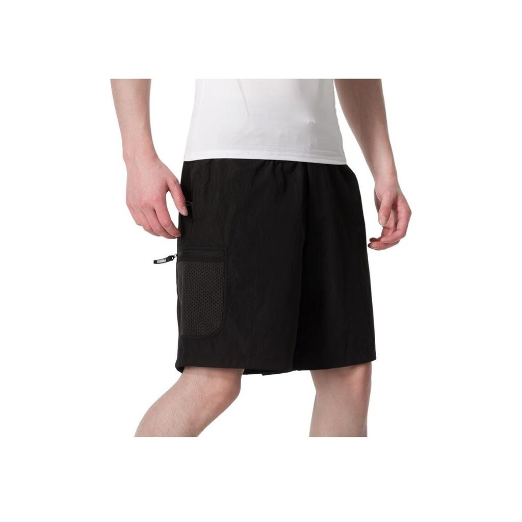 Puma Comfortable Breathable Casual Running Shorts Men Shorts Black 628374-01