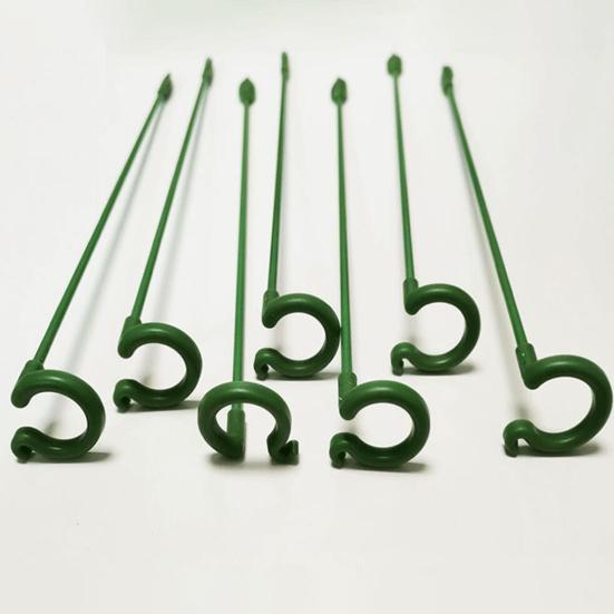 10 Peças Suporte para Planta em Vaso Universal Bom Suporte Leve Girassol Vegetais Haste de Fibra de Vidro para Jardim