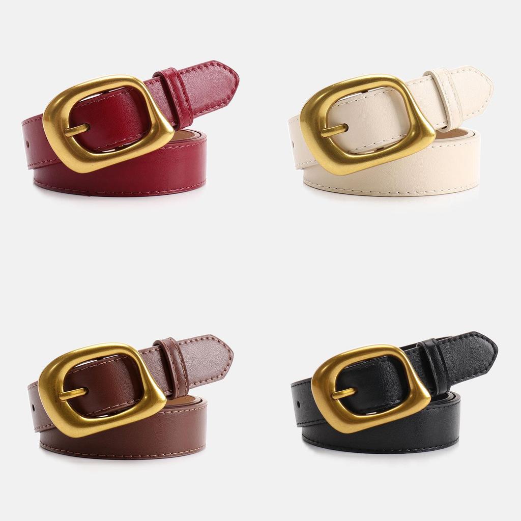 Elegant Womens Dress Belt With Metal Pin Buckle For Casual And Formal Wear