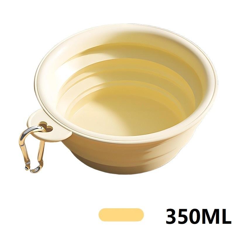 350ML Folding Dog Dish Collapsible Pet Bowl Water for Dog Drinking Bowl Cat Water Bowl Drinking Fountains for Dogs