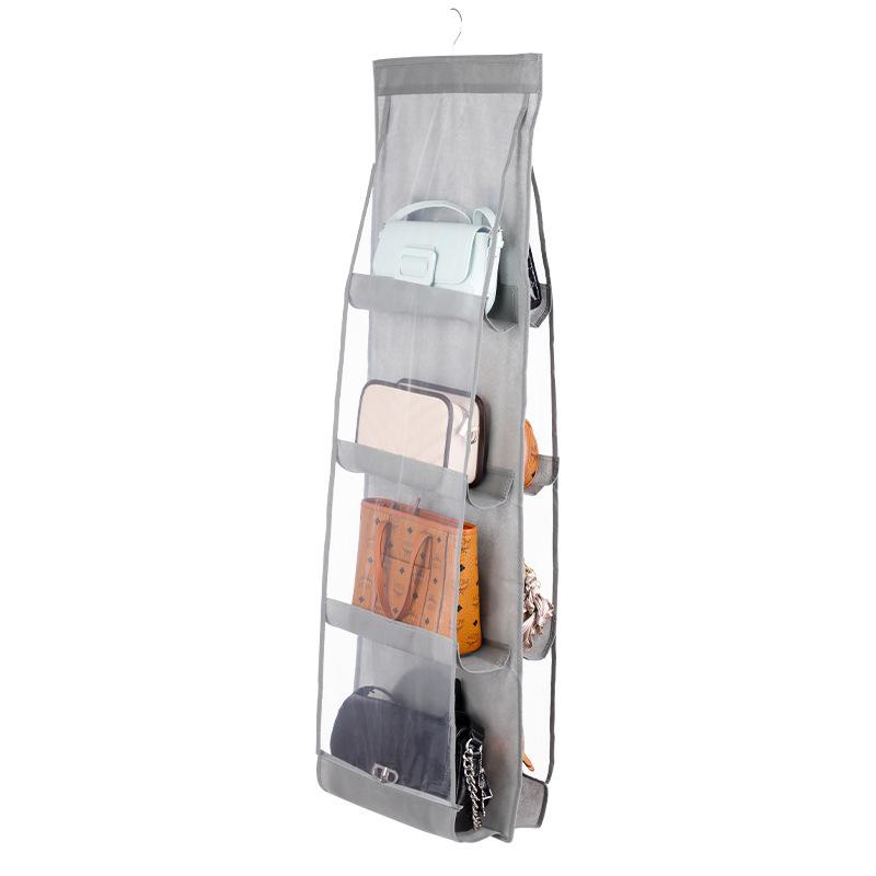 Hanging Purse for Closet Storage Bag with 8 Pockets for Handbags
