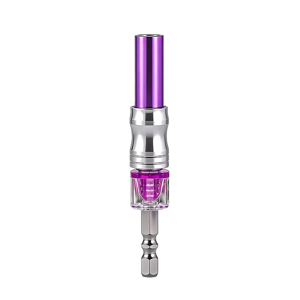 Magnetic Screwdriver Bit Holder with Depth Adjustment and Hexagonal Shank, Quick-Change Drill Adapter for Woodworking, Carpenter