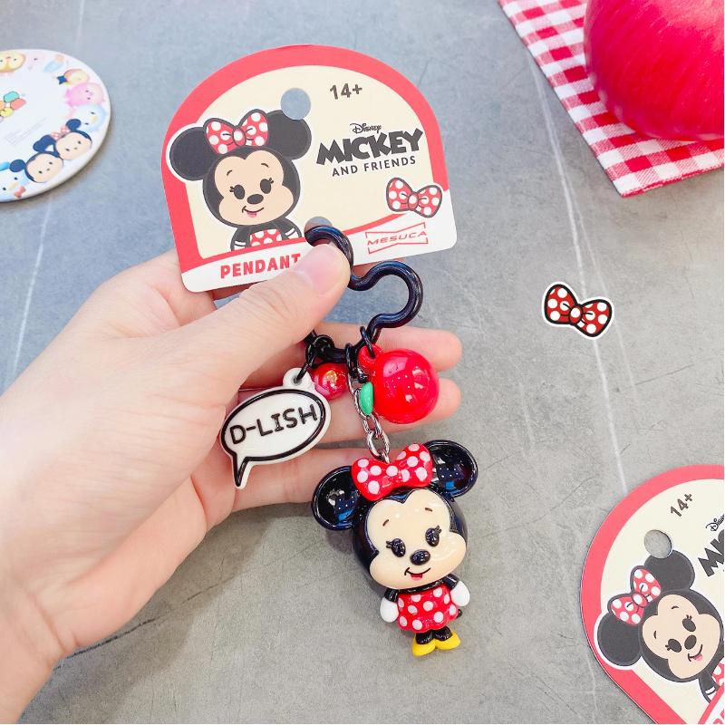 Disney Animated Cartoon Mickey Minnie Swing Doll Keychain Animation Peripheral Collection Pendant Creative Backpack Pendant Gift