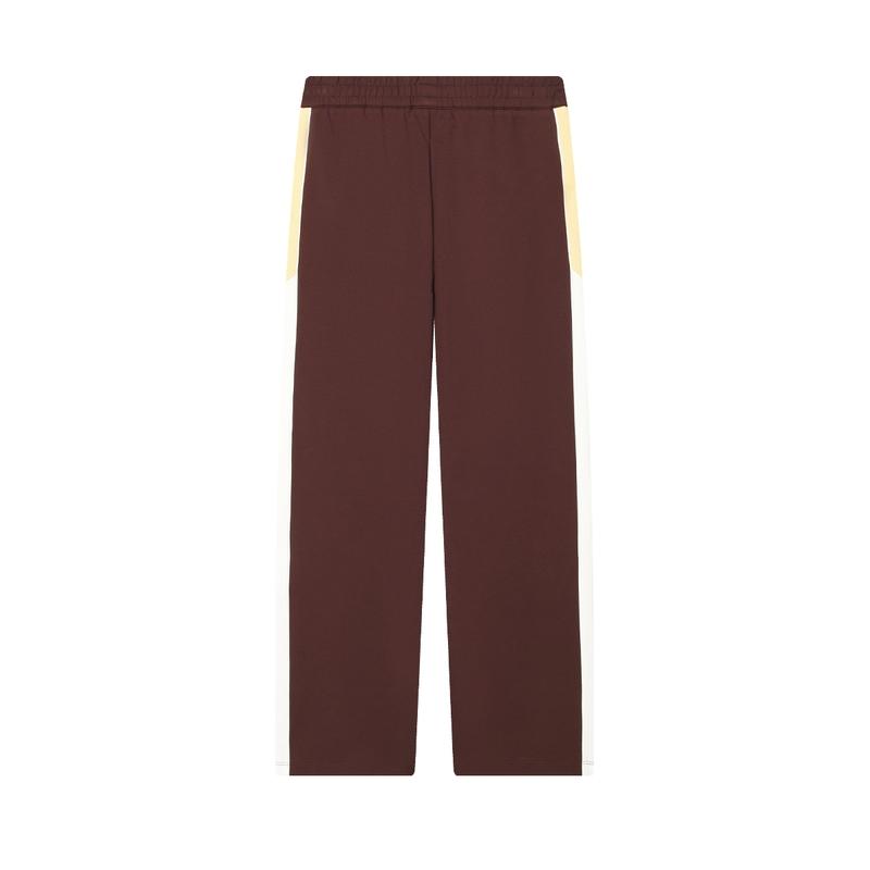 New FILA Knitted Sports Pants Women's Brewed Red F11W439613FWI