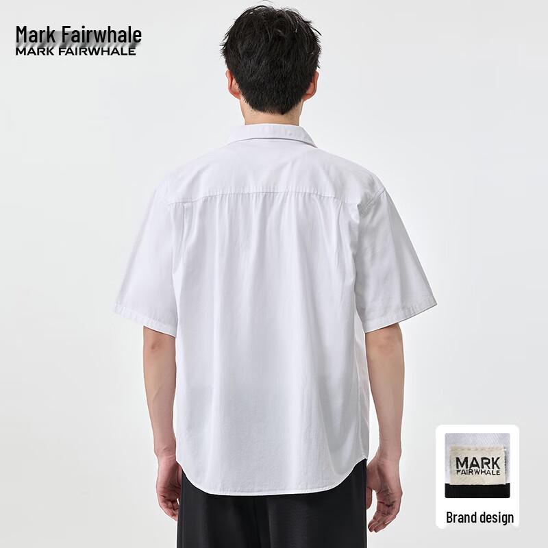 Mark Fairwhale Men's American Style Workwear Short Sleeve Shirt